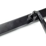 black avon slimline lever latch set