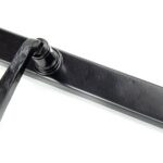 black avon slimline lever latch set