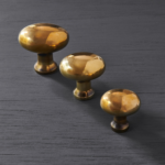 moore cabinet knob aged brass