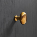 moore cabinet knob polished brass