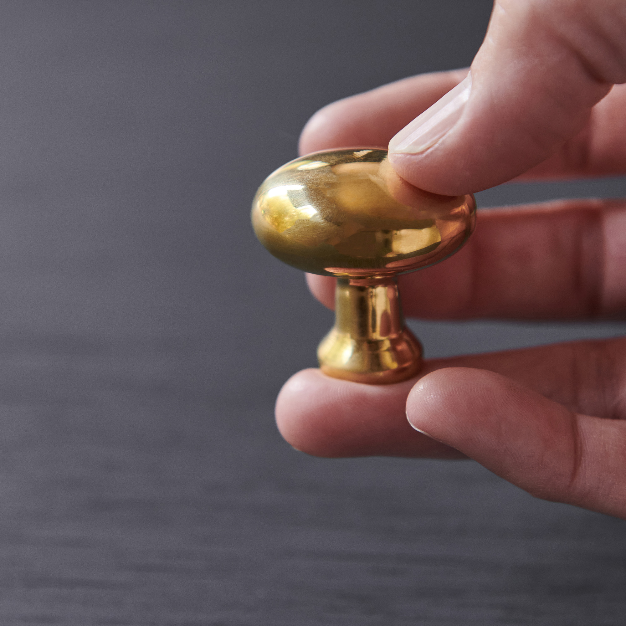 moore cabinet knob polished brass