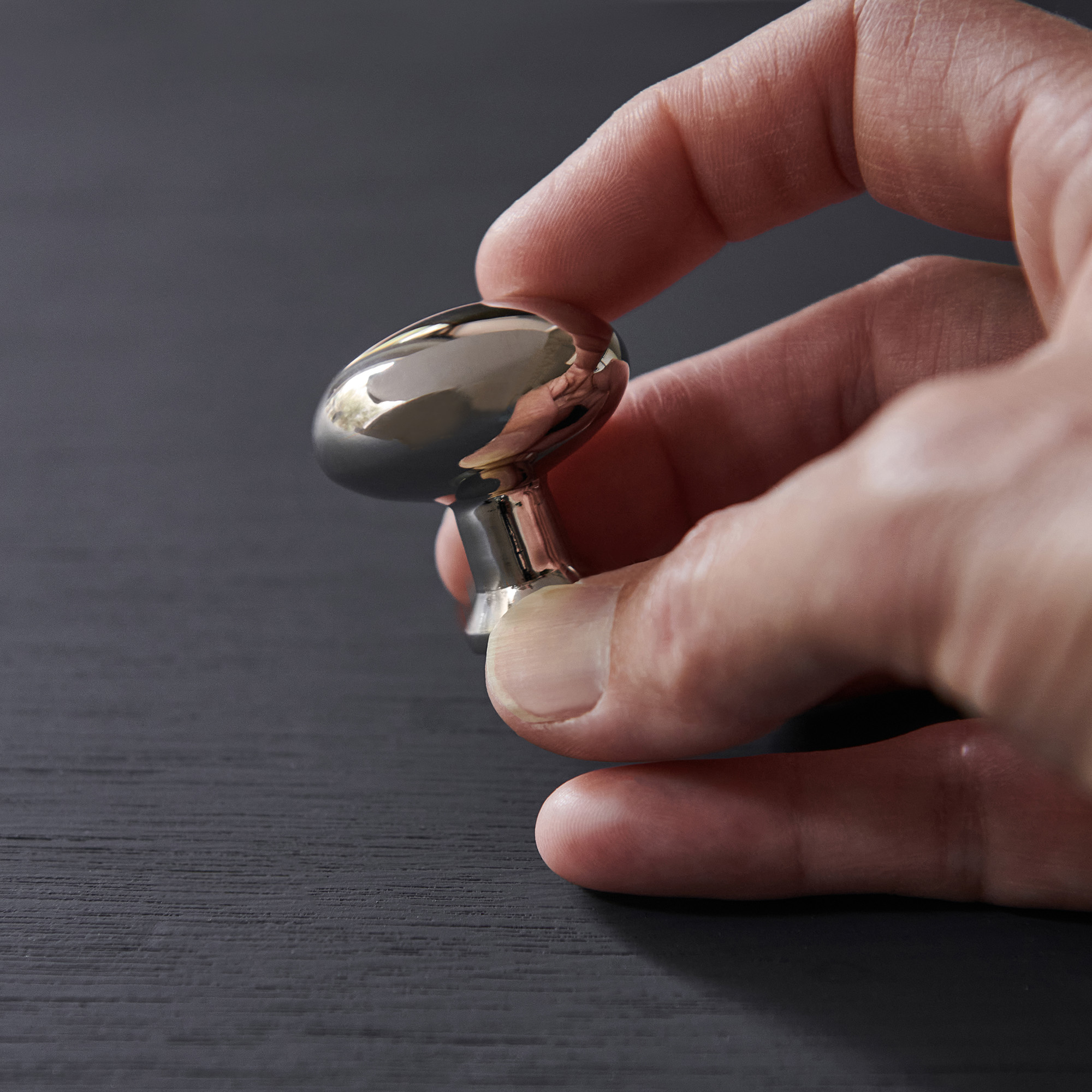 moore cabinet knob polished nickel