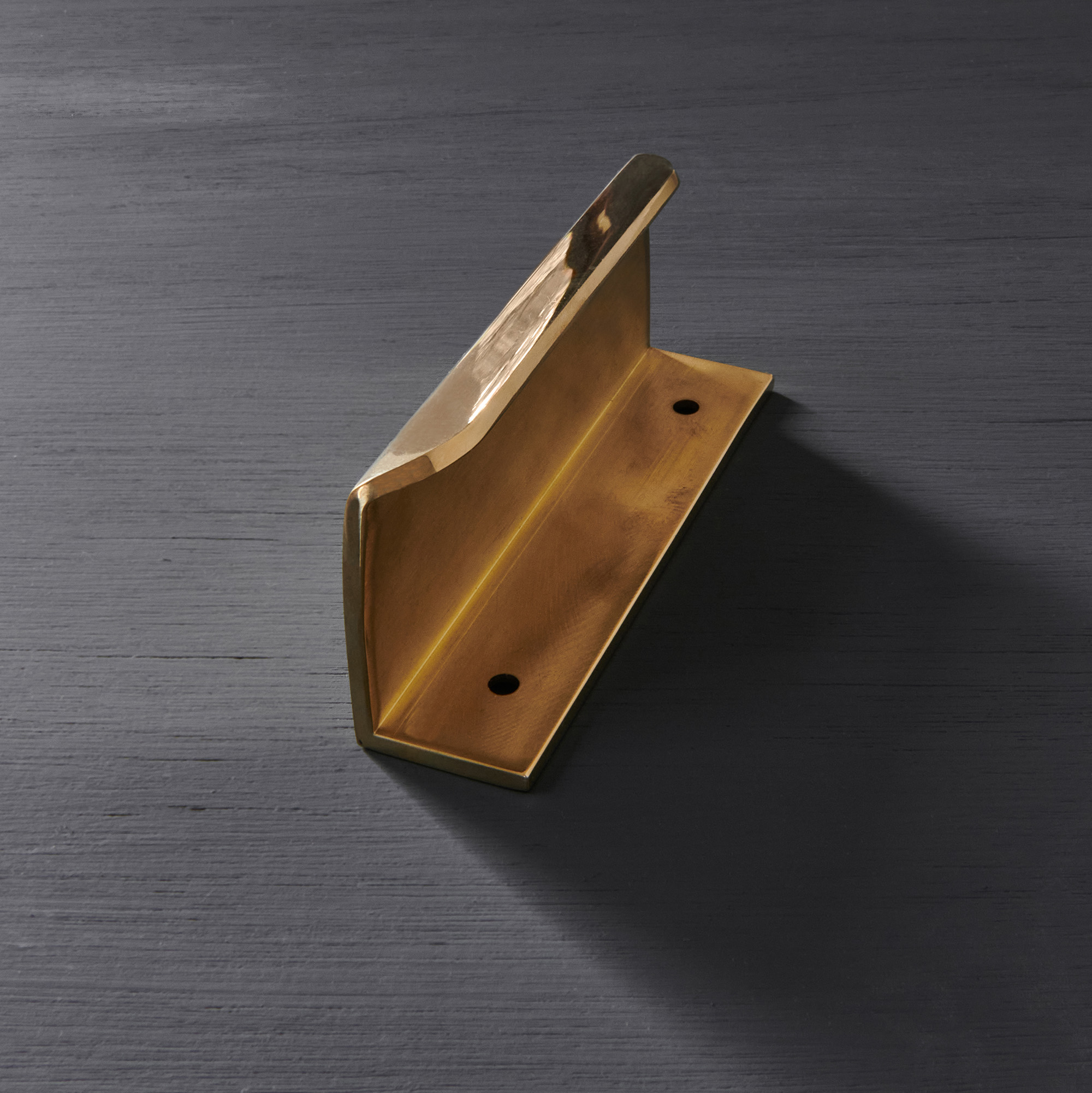 moore edge pull polished brass