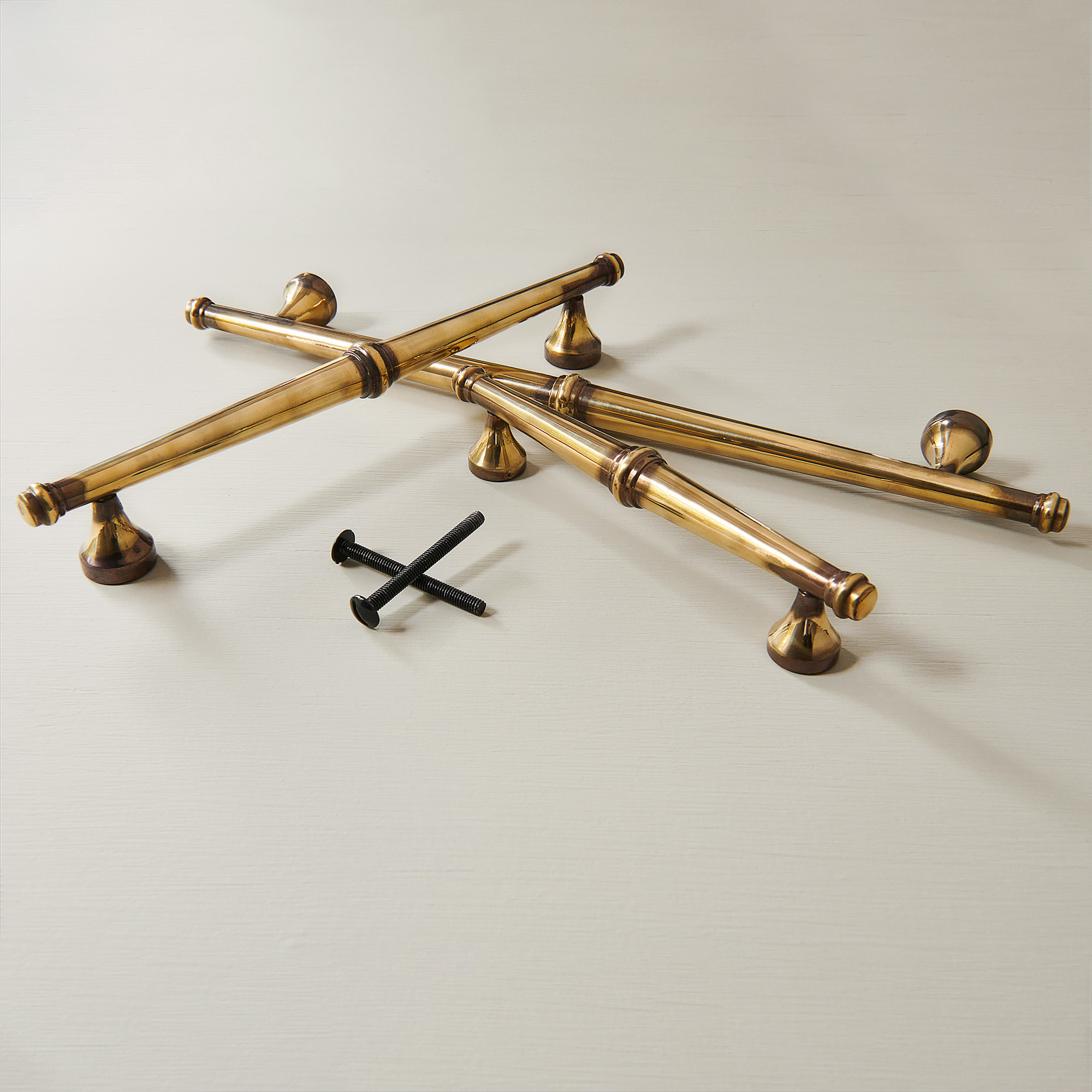 regency pull handle aged brass