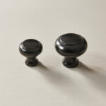 regency cabinet knob black