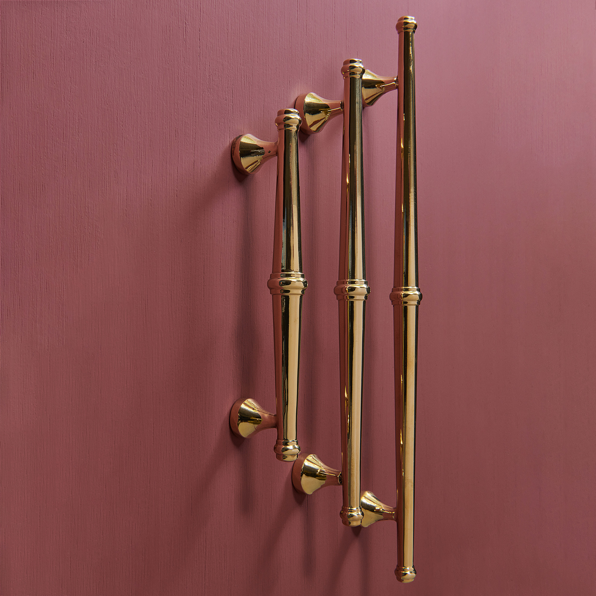 regency pull handle polished brass