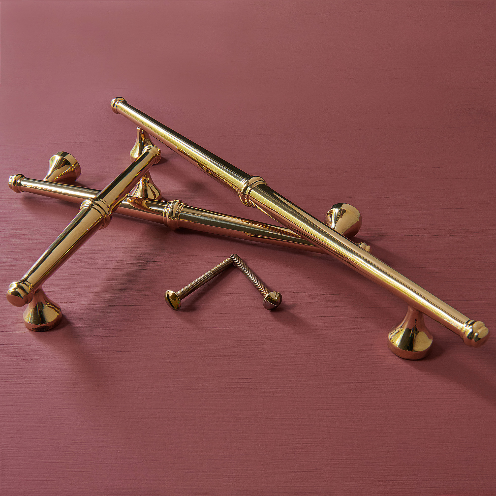 regency pull handle polished brass