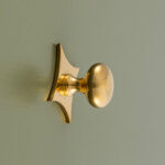 grace star cabinet knob polished brass