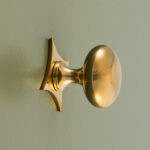 grace star cabinet knob polished brass