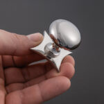 grace star cabinet knob polished nickel