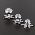 grace star cabinet knob polished nickel