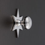 grace star cabinet knob polished nickel