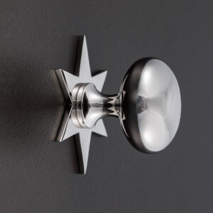 grace star cabinet knob polished nickel