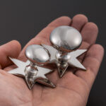 grace star cabinet knob polished nickel