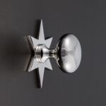 grace star cabinet knob polished nickel