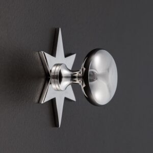 grace star cabinet knob polished nickel