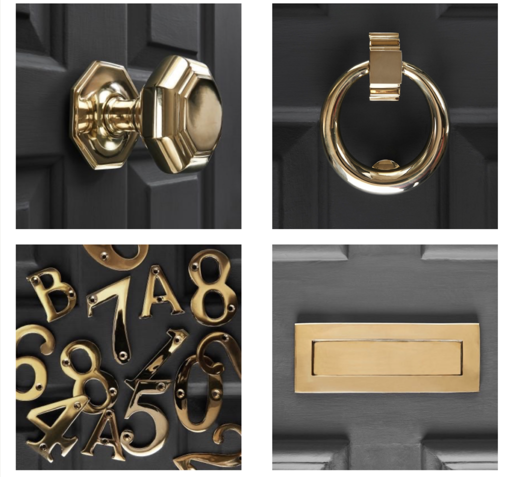brass hardware get the look
