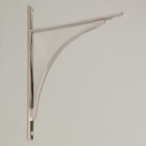 apperley shelf bracket polished nickel (large)