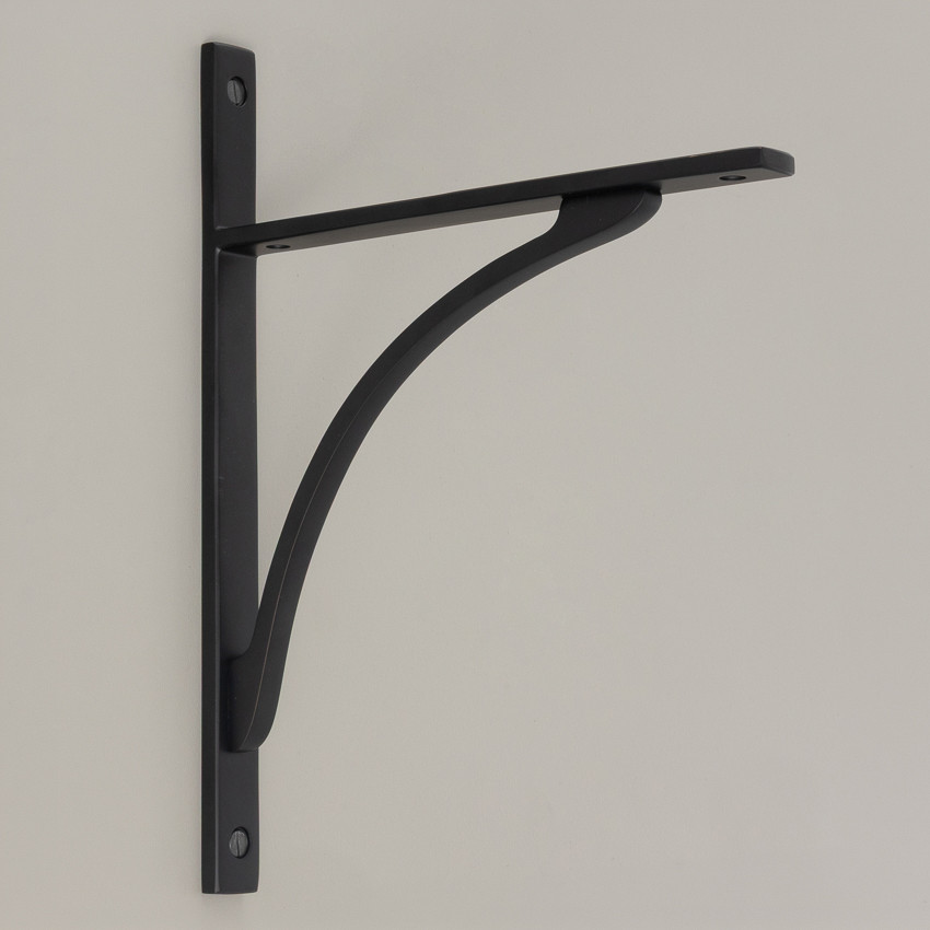 apperley shelf bracket matt black (small)