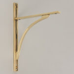 apperley shelf bracket polished brass (small)