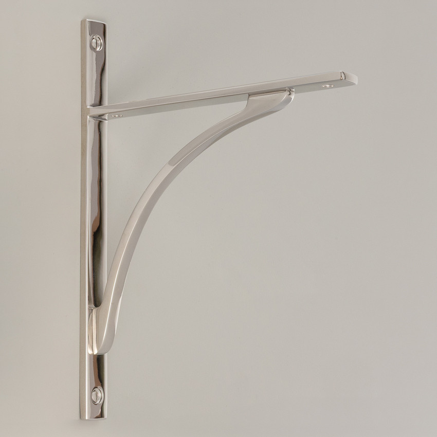 apperley shelf bracket polished nickel (small)