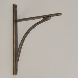 apperley shelf bracket burnished brass