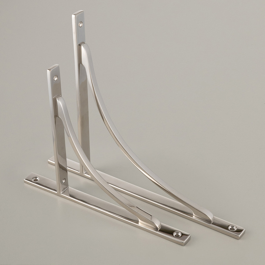 apperley shelf bracket polished nickel (small)