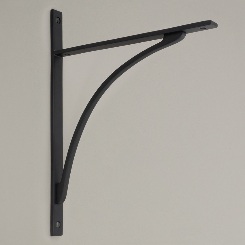 apperley shelf bracket matt black (large)
