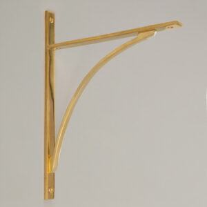 apperley shelf bracket polished brass (large)