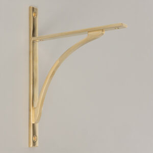 apperley shelf bracket polished brass (small)