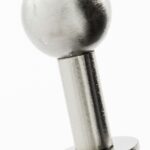 ball hooks silver (set of 2 small)