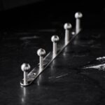 ball hook rail silver
