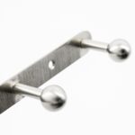 ball hook rail silver