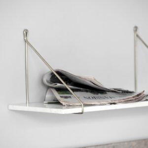 brass shelving brackets