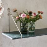 silver shelving brackets