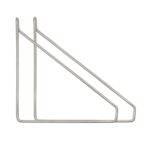 silver shelving brackets
