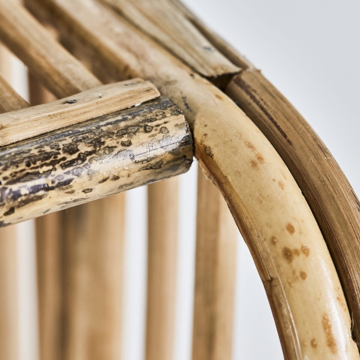 rattan shelving unit