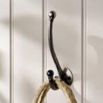 raw metal hat & coat hook