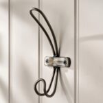 raw metal looped hook