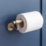 toilet roll holder antique brass