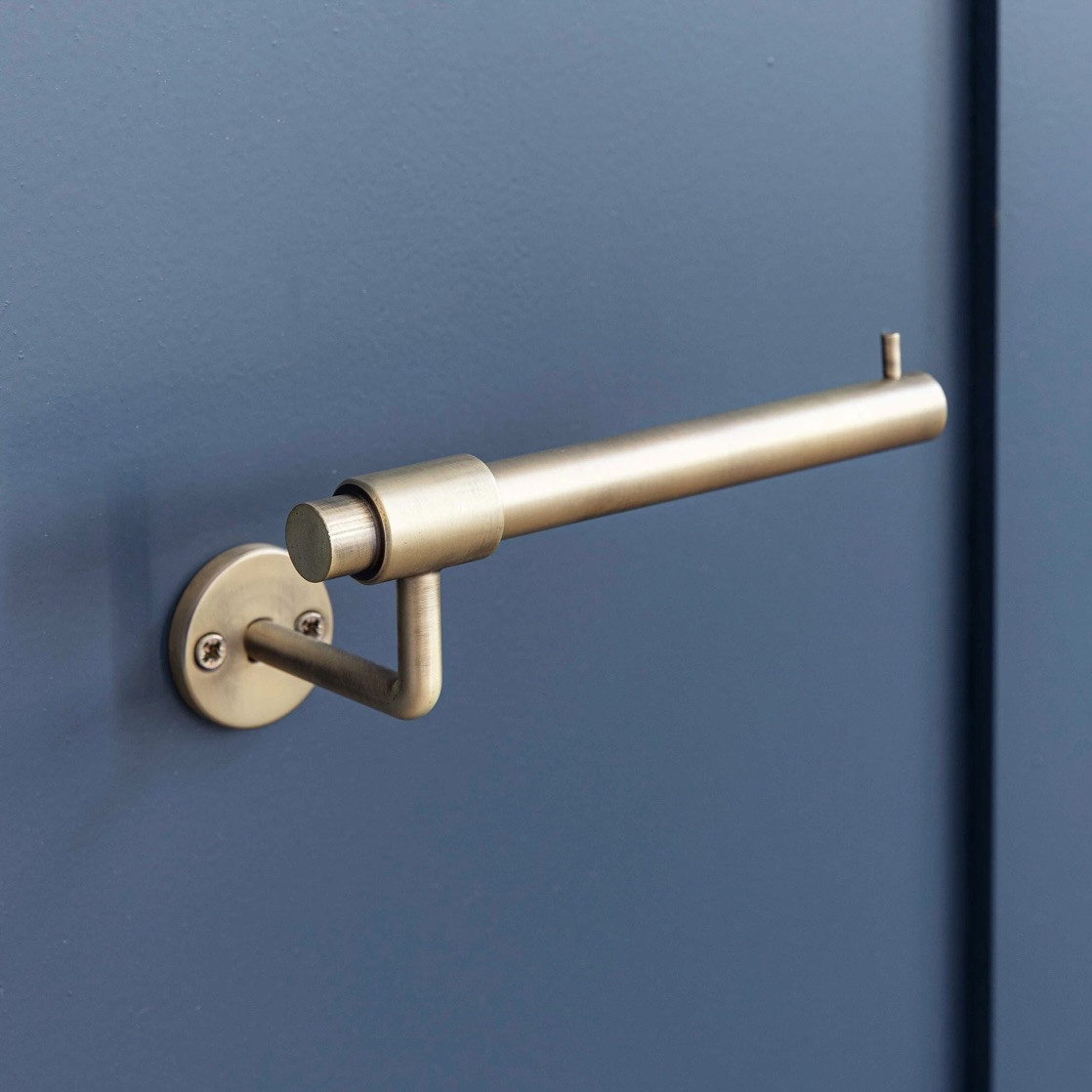 toilet roll holder antique brass