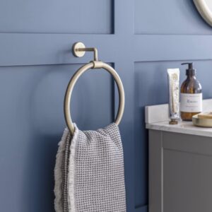 towel ring antique brass