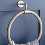 towel ring antique brass