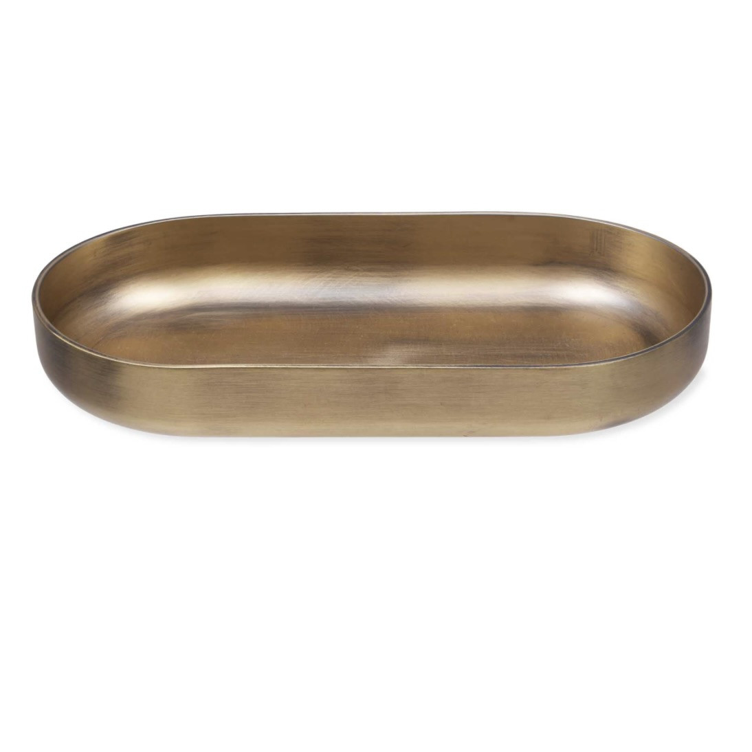 bathroom tray antique brass