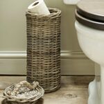 rattan toilet roll basket