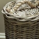 rattan toilet roll basket