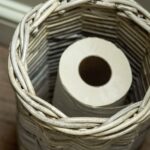 rattan toilet roll basket