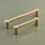 tulip pull handle polished brass