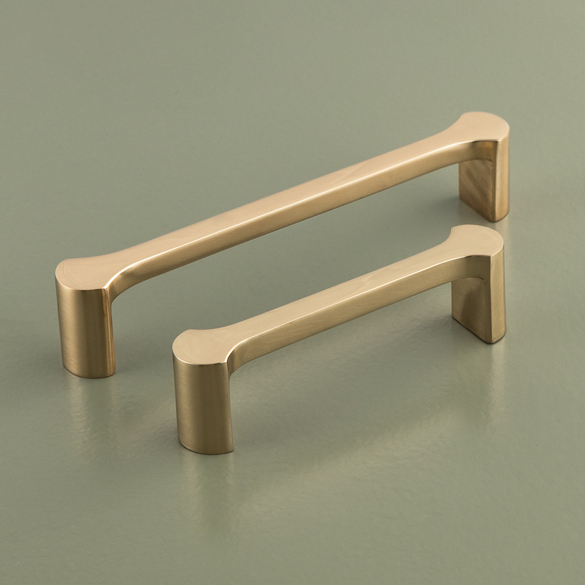 tulip pull handle polished brass