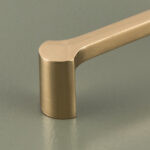 tulip pull handle polished brass
